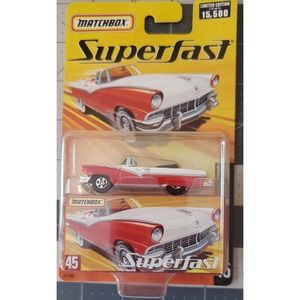 Matchbox Number 45 1956 Ford Sunliner Factory Sealed Blister with Box 2005